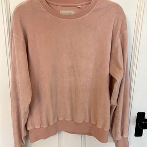 Golden by Tna Velvet light pink sweater